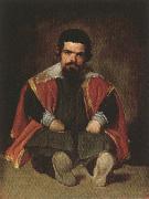 Diego Velazquez Portrait of the Jester Don Sebastian de Morra oil painting on canvas